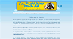 Desktop Screenshot of animalaidsouthgippsland.org.au